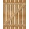 Ekena Millwork Spaced Board-n-Batten Shutters w/Z-Bar, Rough Sawn Western Red Cedar, 34 3/4"W x 44"H RBS06Z35X044RWR - alternate 5